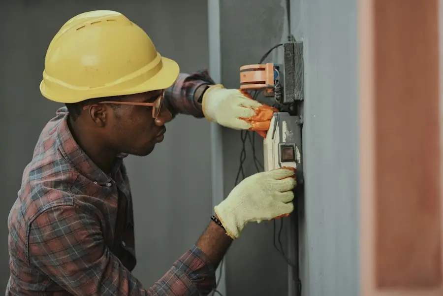 Appliance service work example — illustrative photograph
