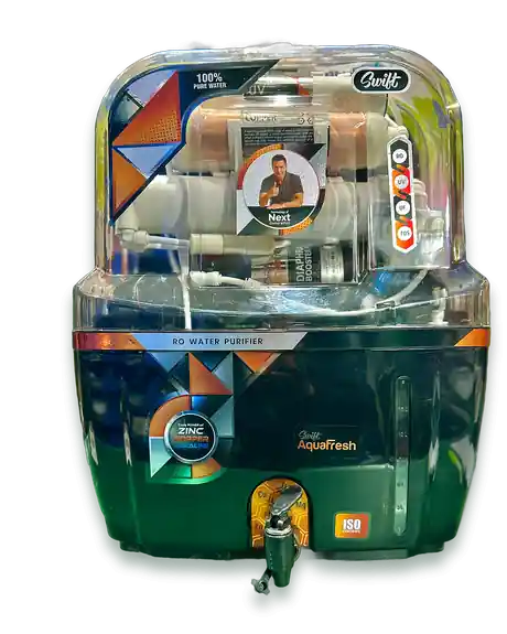 AquaFresh Swift Copper – Black, 16L RO water purifier